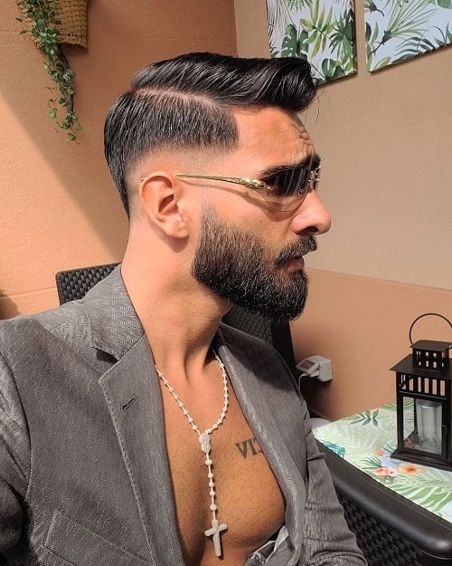 Medium Length With A Hard Part