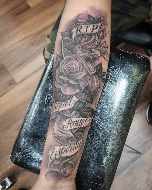 Memorial Sleeve Tattoo