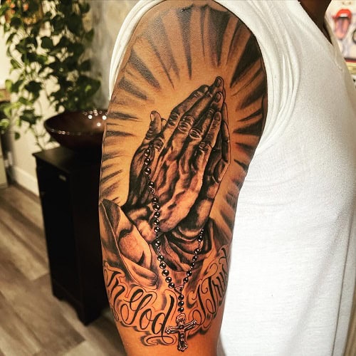 Praying Hands Tattoo