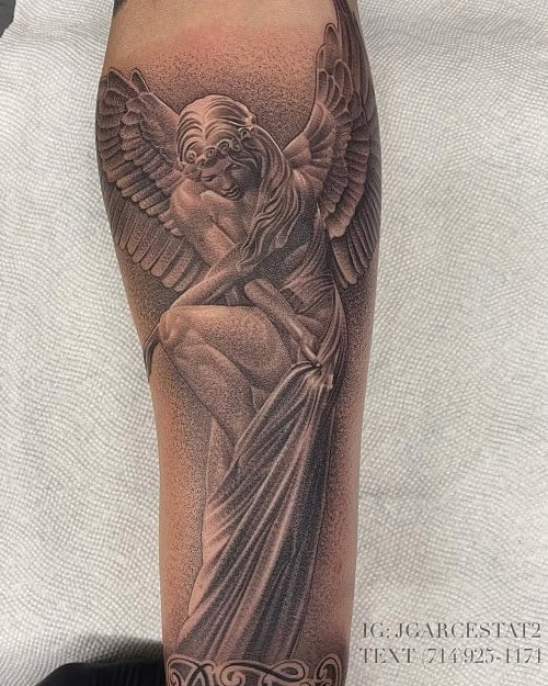 Religiuos Angel Tattoo