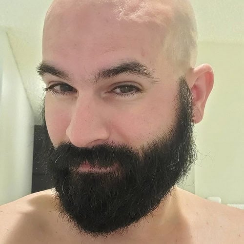 Thick Beard For Bald Men
