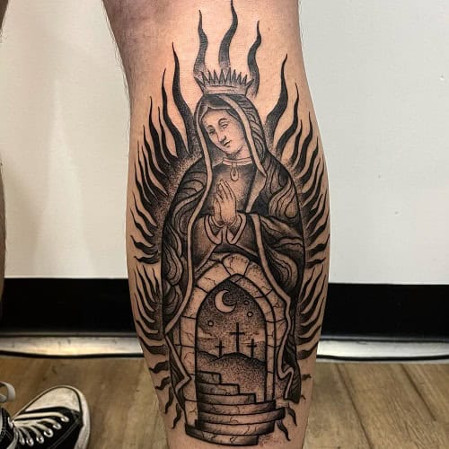 Virgin Mary Tattoo