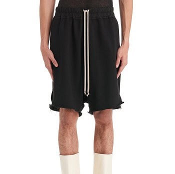 Rick Owens DRKSHDW Fogachine Jersey Trucker Cut Offs