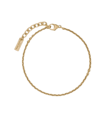 Saint Laurent Small Faceted Cable-Chain Bracelet