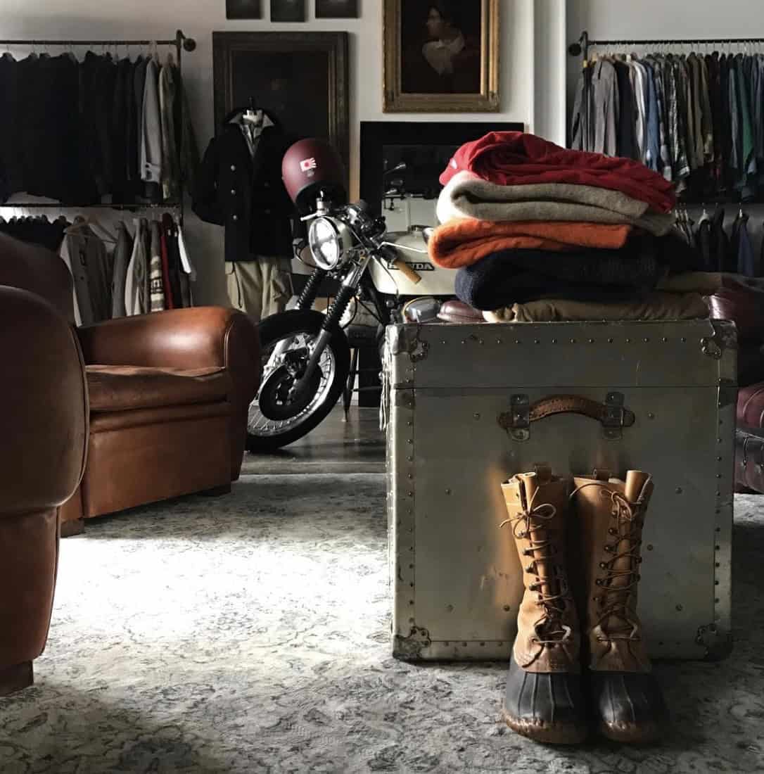 Duck Boots in bedroom
