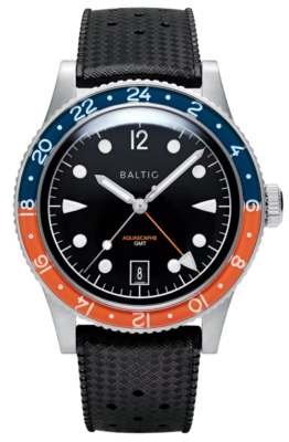 Baltic Watches Aquascaphe GMT Orange