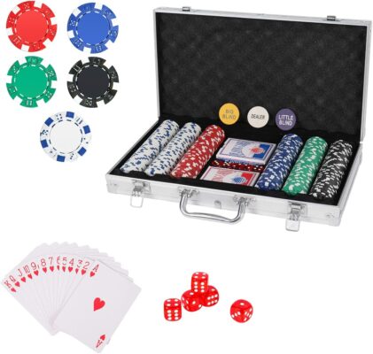Budstfee Texas Hold ‘Em Poker Chip Set