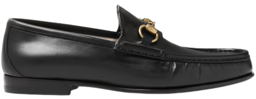 Gucci Roos Horsebit Leather Loafers