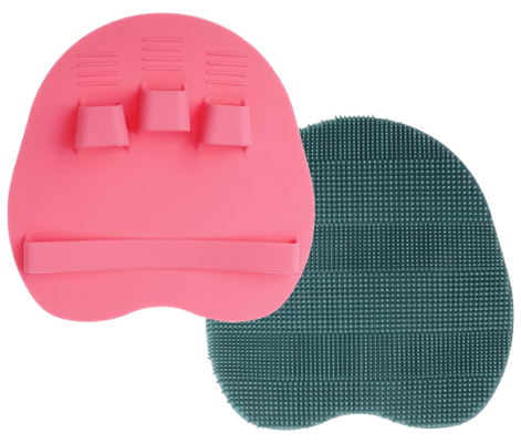 Hommiesafe 2 Pack Silicone Shower Brush