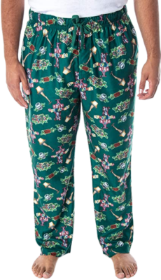 A pair of INTIMO A Christmas Story Allover Print Loungewear