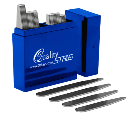 Quality Stays Stainless Steel Collar Stays for Men