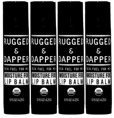 Rugged & Dapper Organic Lip Balm for Men