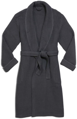 Turkish Linen Waffle Knit Bath Robe