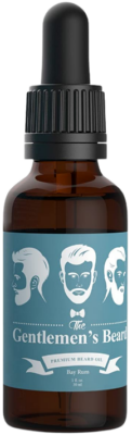 A bottle of The Gentleman's Beard Premium Oil