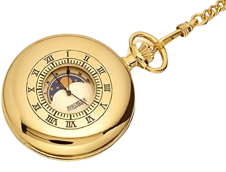 Jean Pierre Moon Dial Pocket Watch