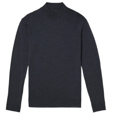 John Smedley Mock Turtleneck