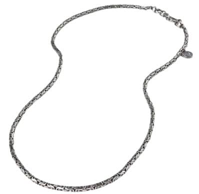John Varvatos Silver Chain Necklace
