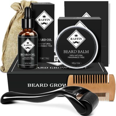 Raffin Beard Growth Oil Serum Kit