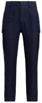 Ralph Lauren Linen Blend Herringbone Cargo Trouser