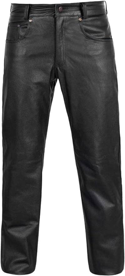 Alpha Cycle Gear Leather Motorcycle Pant