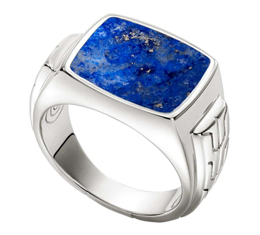 John Hardy Lapis Lazuli Signet Ring