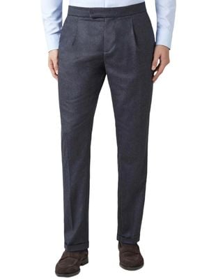 Luca Faloni Wool Pleated Trousers