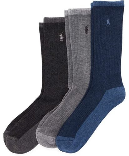 PoloRalphLauren Heather Crew Socks