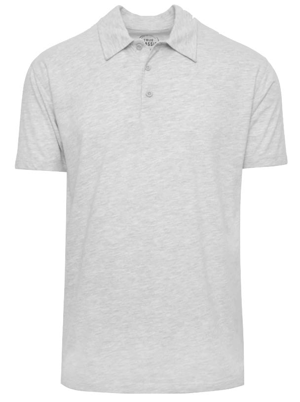 True Classic Tee Light Grey Polo