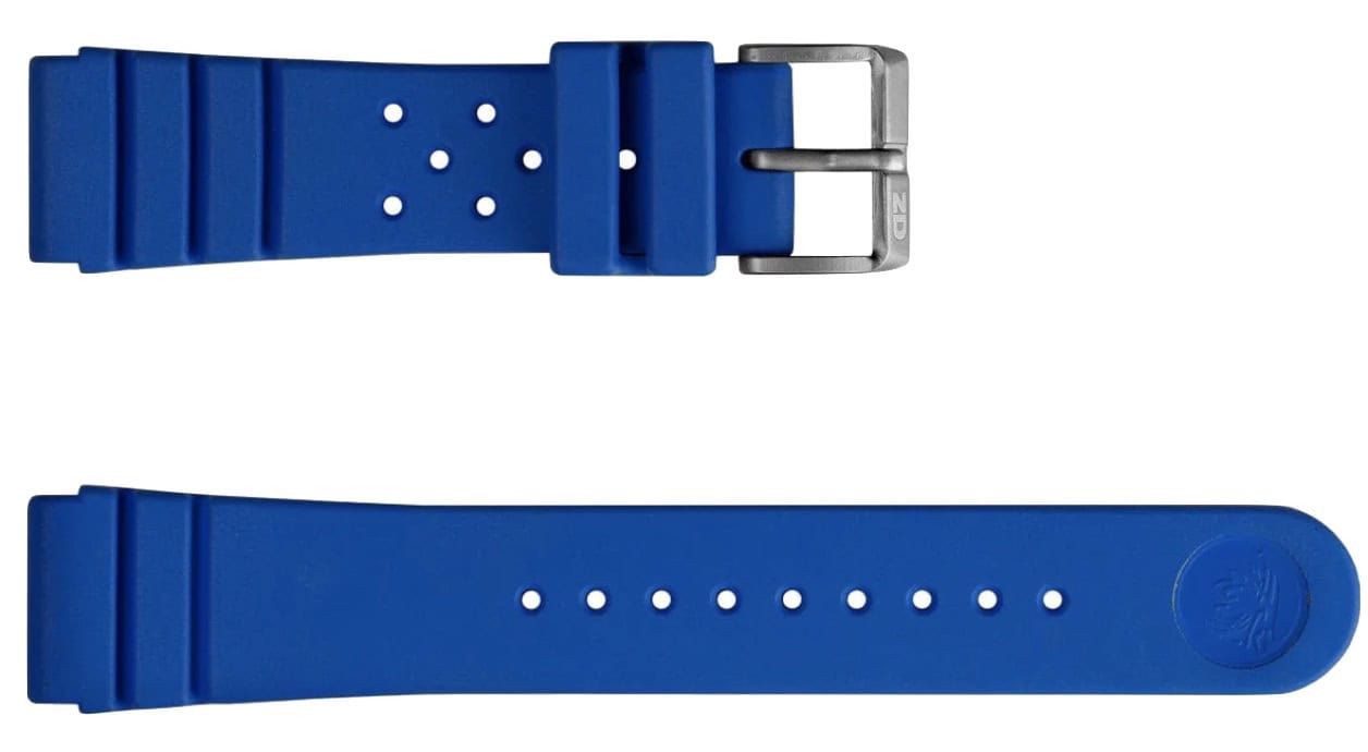 Zuludiver rubber watch strap