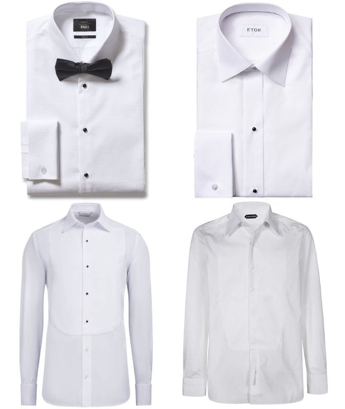The best men's black tie dress shirts