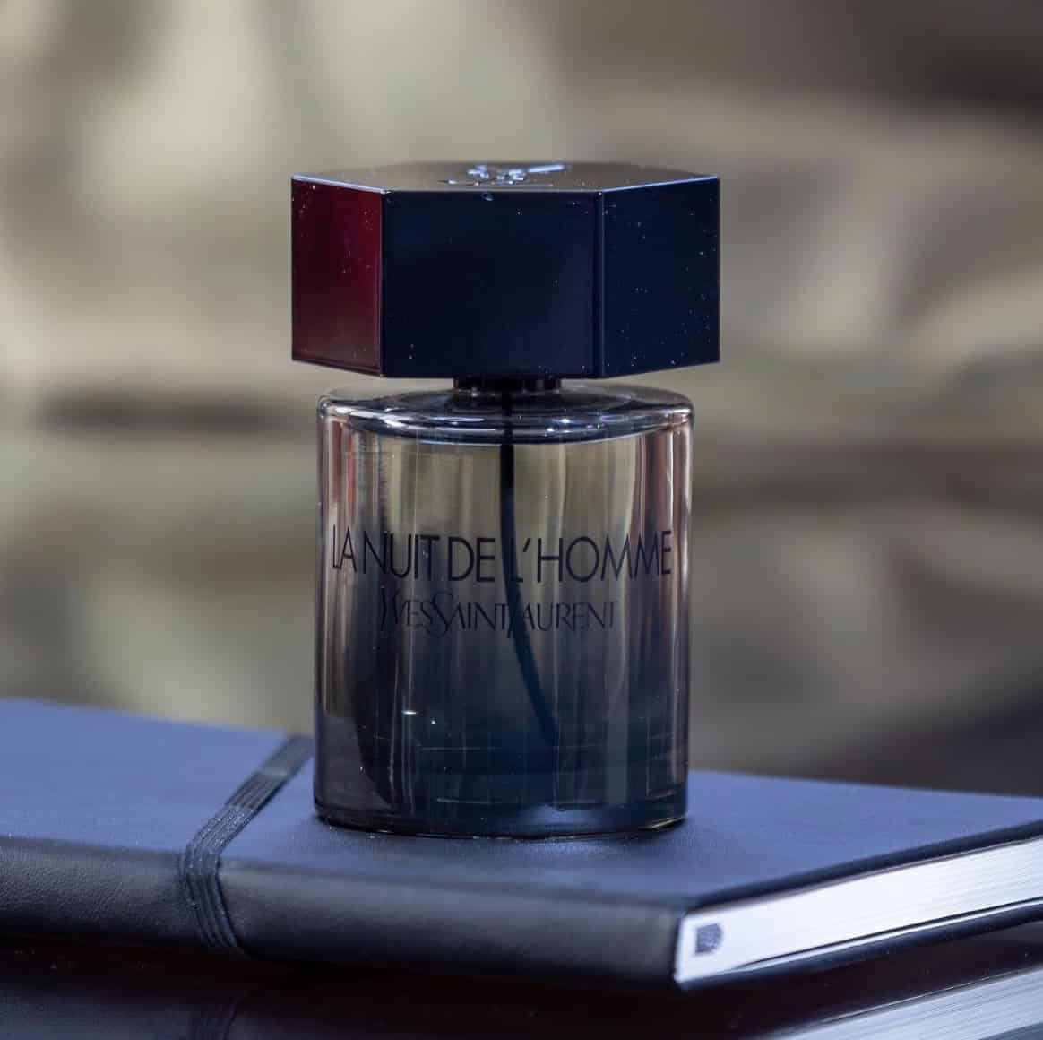 bottle of YSL cologne