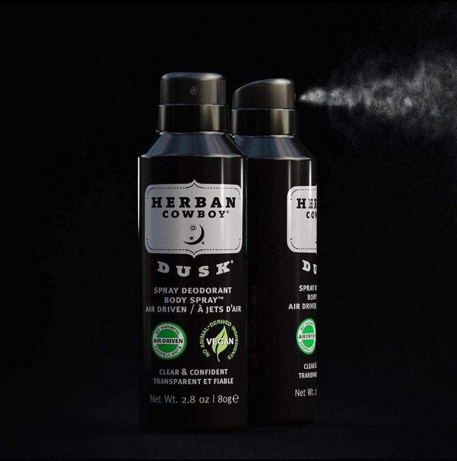 herban cowboy dusk body spray