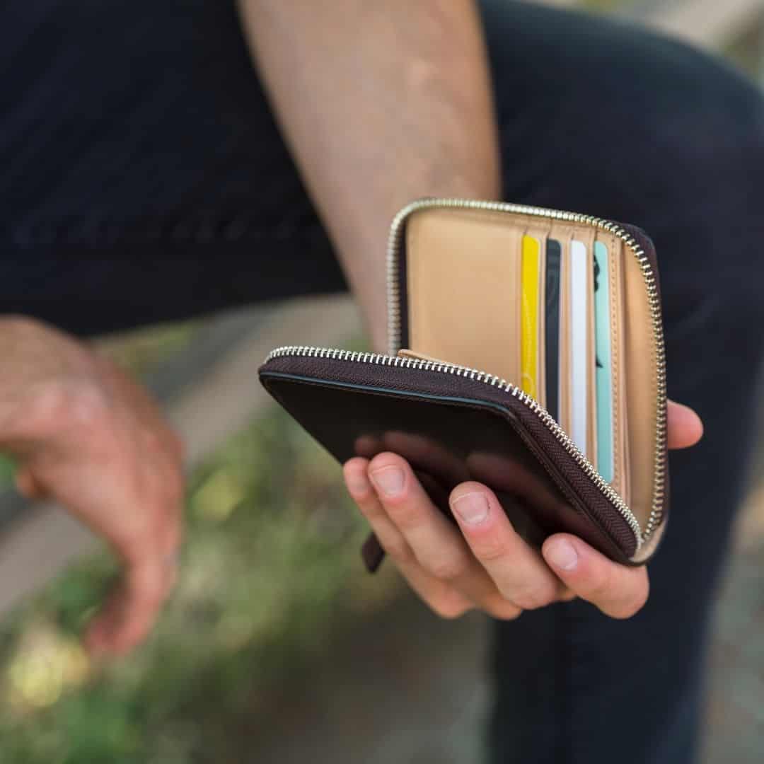 Square Zip Wallet
