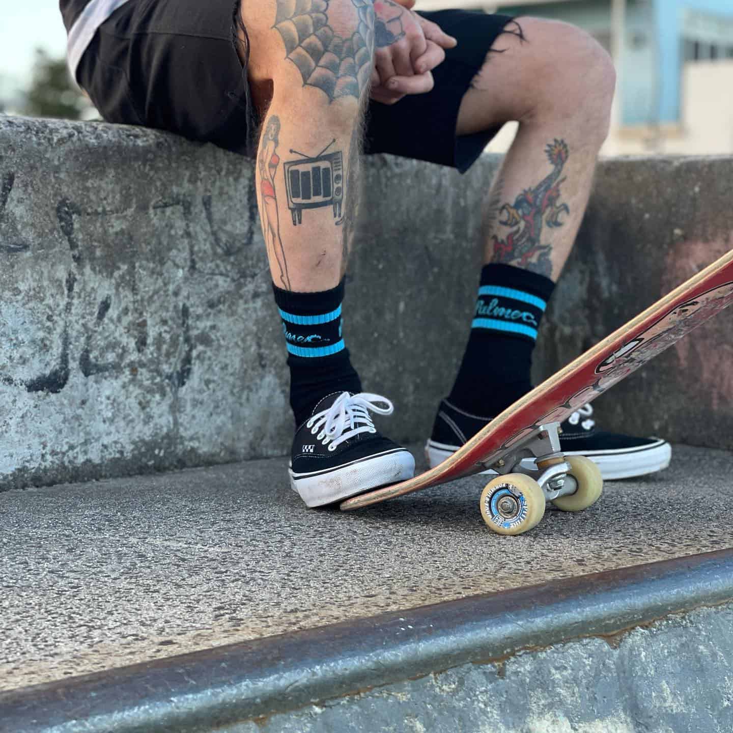 palmer towel co Skateboarding Crew Socks