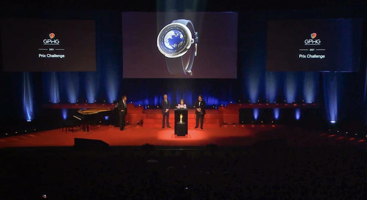 wide shot of an event stage