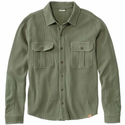 LLBean Bean Built Waffle Overshirt