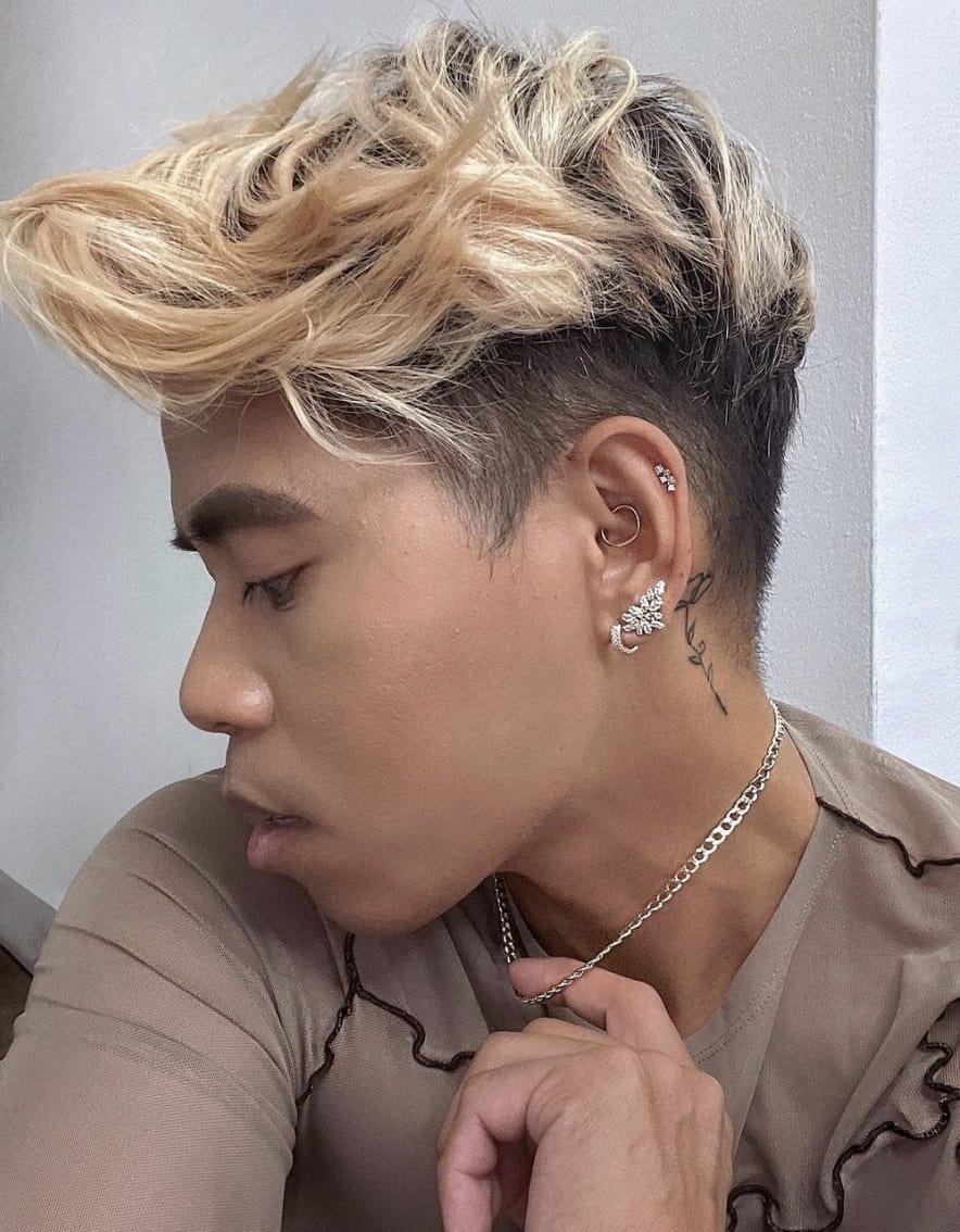 picture of a rook piercing