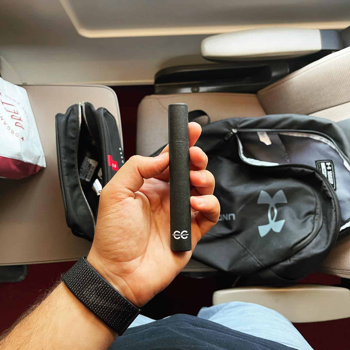 Cologne samples are good Travel companion