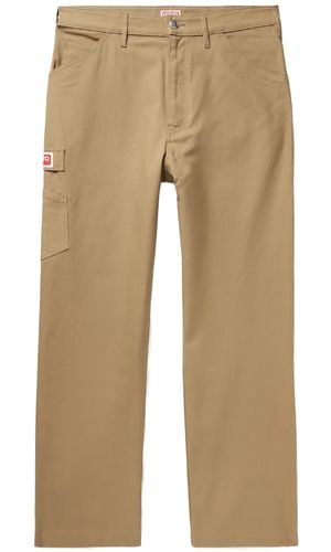 Kenzo Cotton Blend Canvas Carpenter Trousers