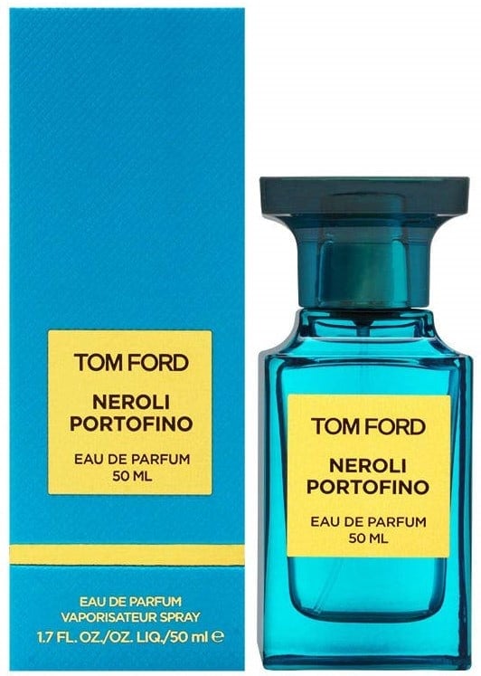 Bottle of Tom Ford Neroli Portofino Cologne for wearing in the summer heat