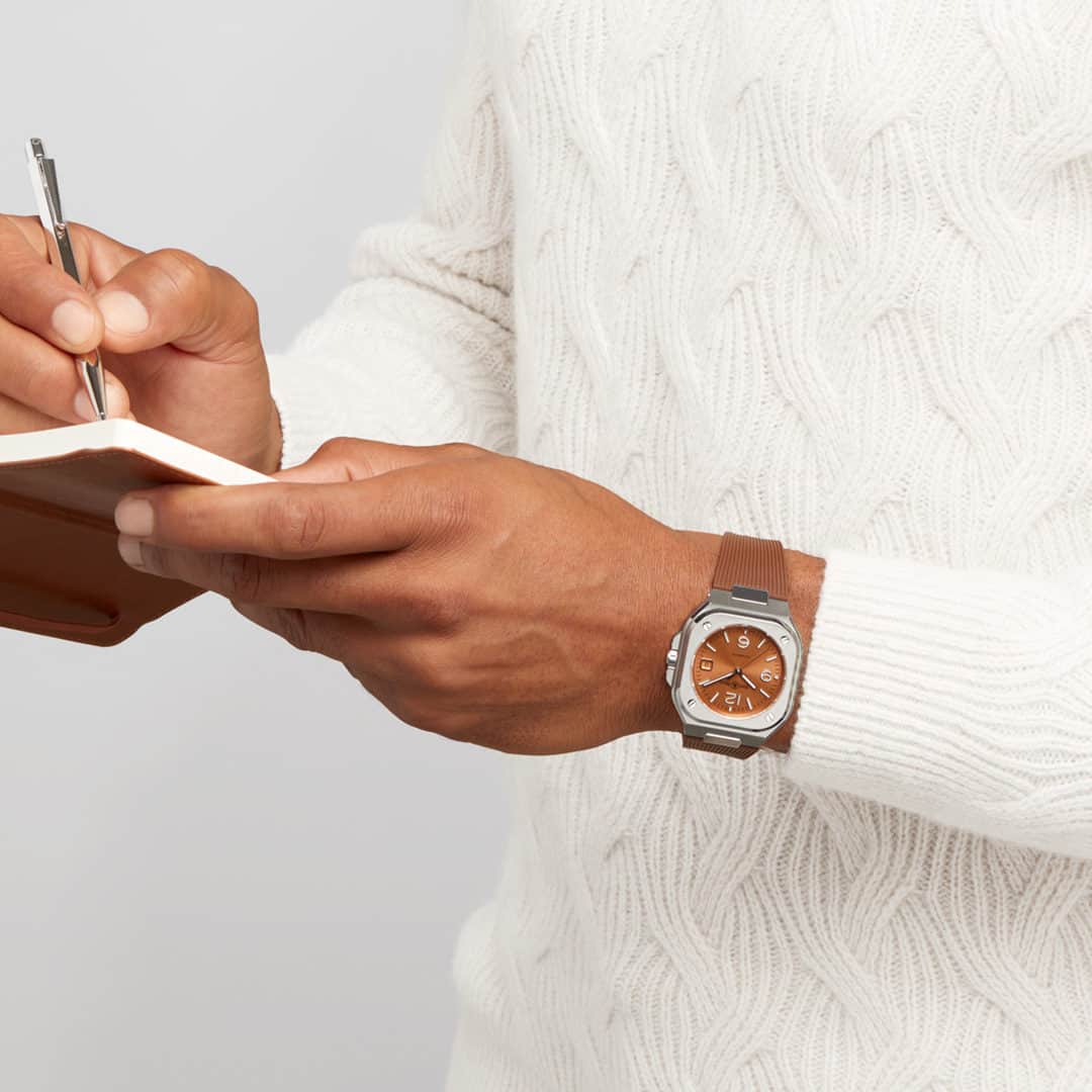 Taking notes with a Bell & Ross 05