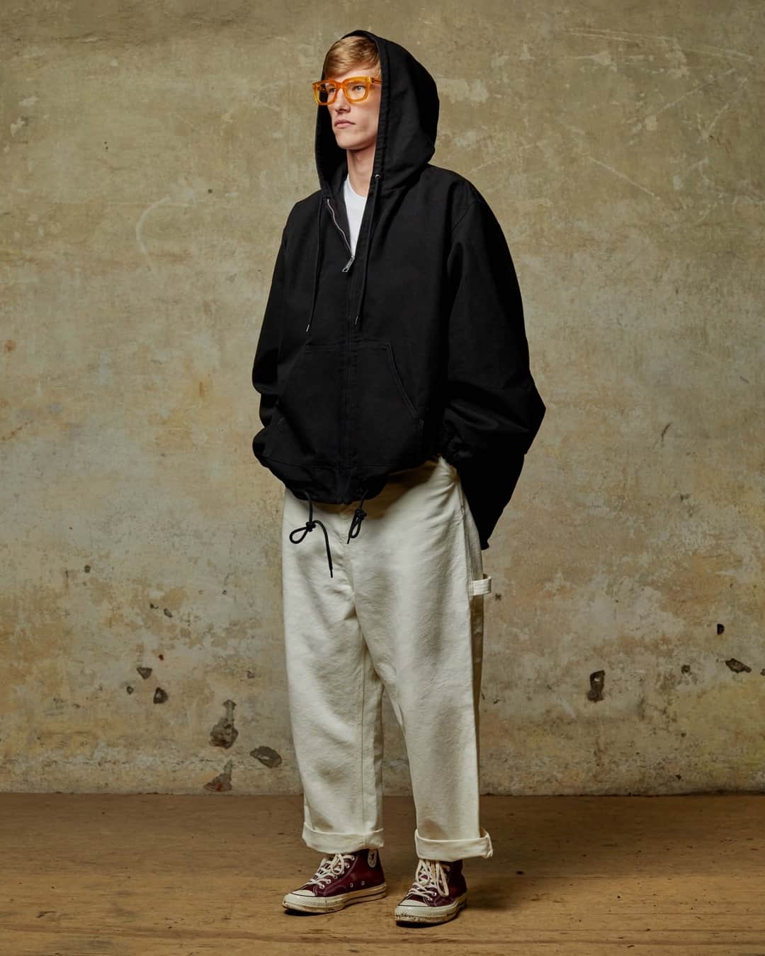 Carhartwip Carpenter Pants with an Oversize Hoodie