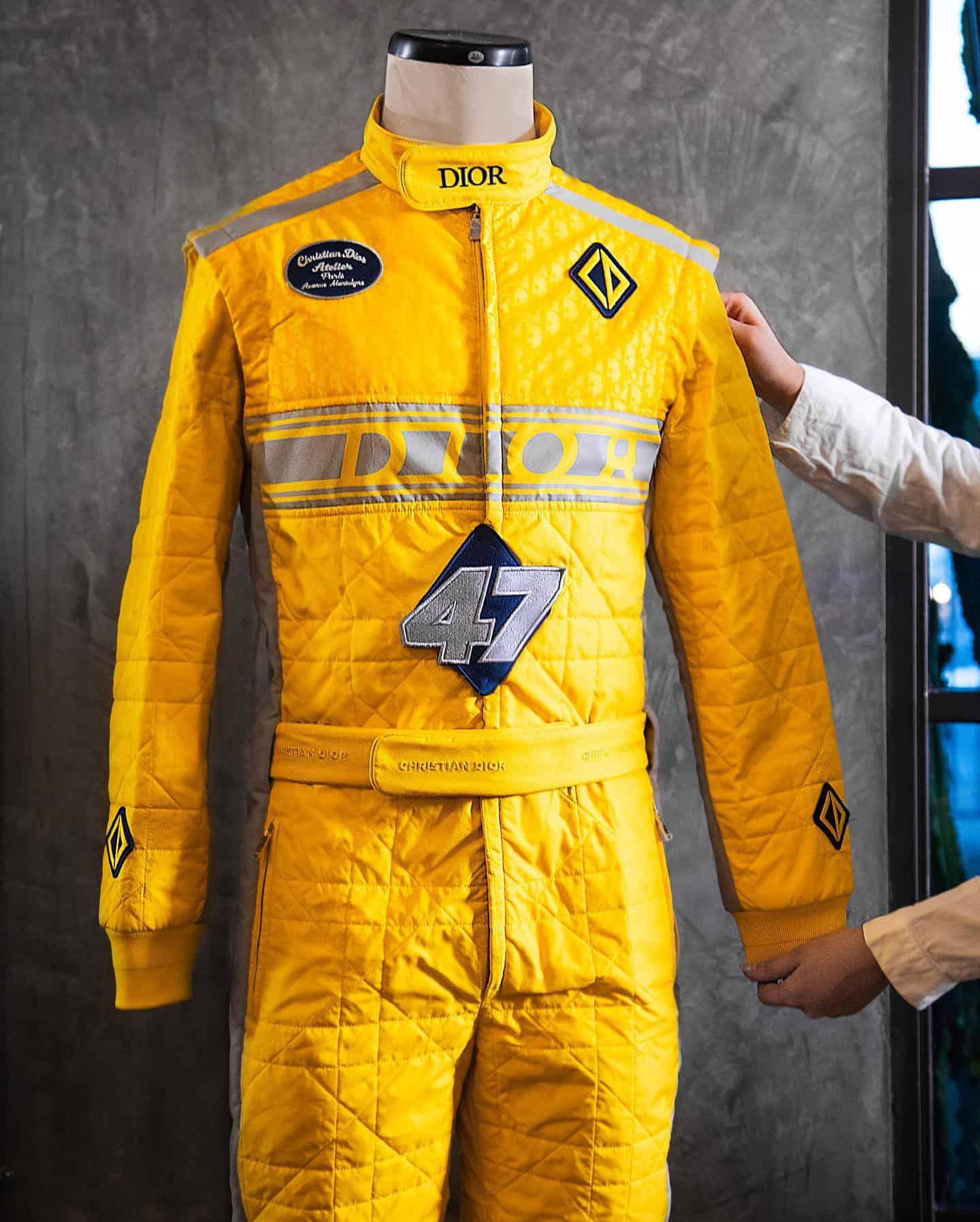Dior designed racing jumpsuit for The Grand Tourismo 7
