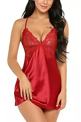 Avidlove Women Christmas Sleepwear Satin Pajamas