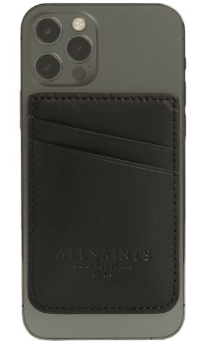 AllSaints Callie Magnetic Leather Cardholder