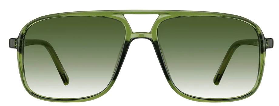 Zenni Optical Green Aviators 