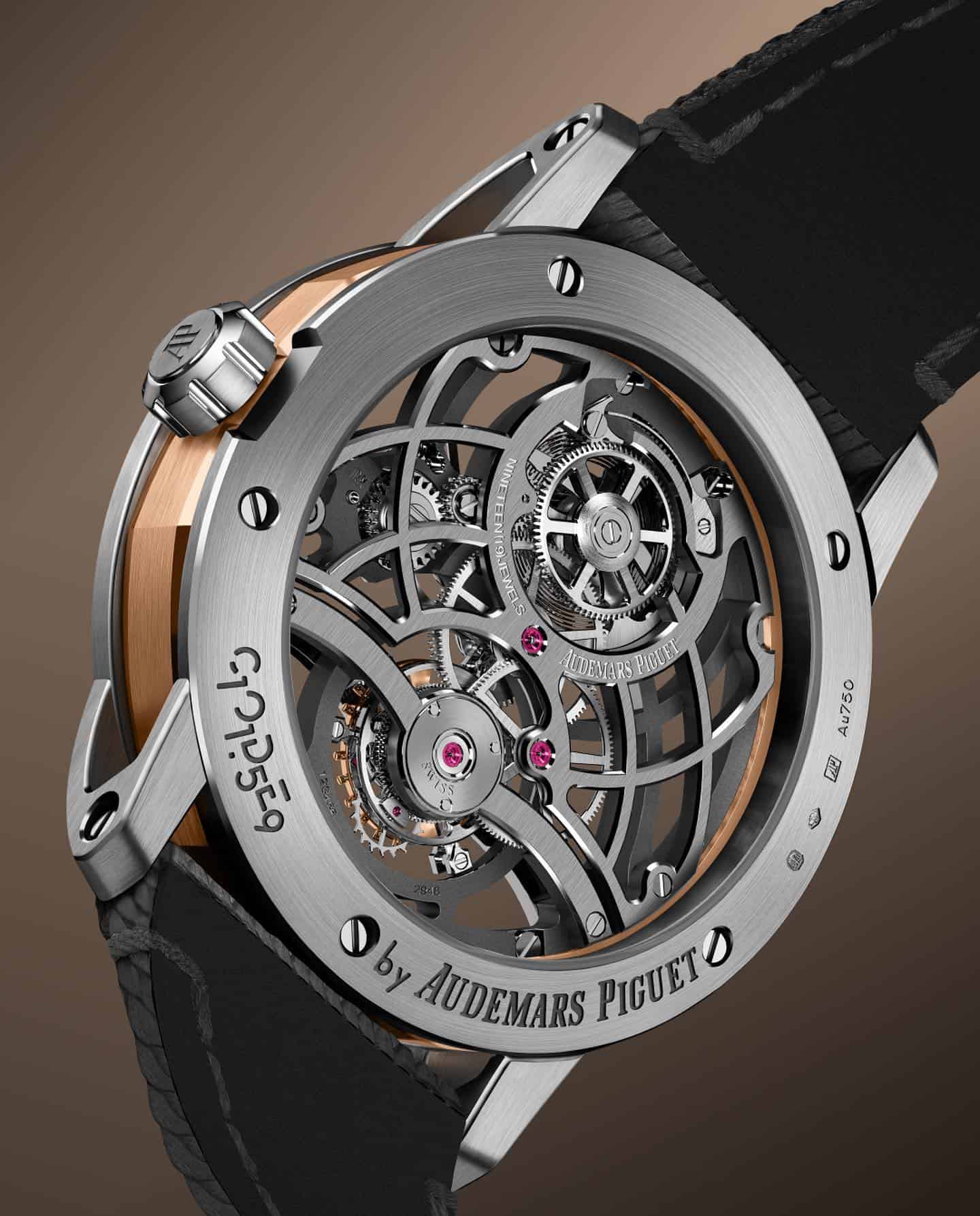 back mechanism of an automatic watch
