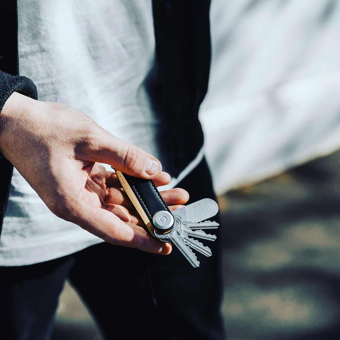 holding a Key Organizer