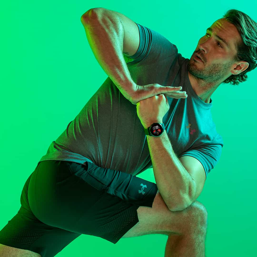 a man performing yoga exercise