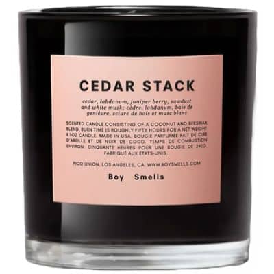 Boy Smells Cedar Stack Candle At The Frankie Shop